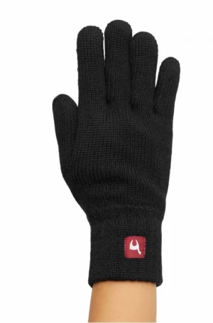 Gants doublés noirs