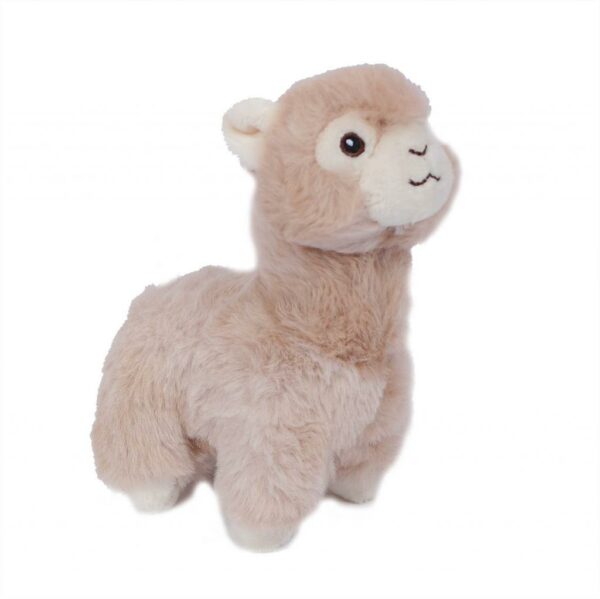 Peluche doudou pour enfant alpaga beige 15cm