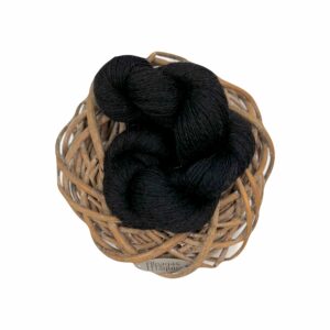 Fil alpaga noir intense FTB451 / écheveau
