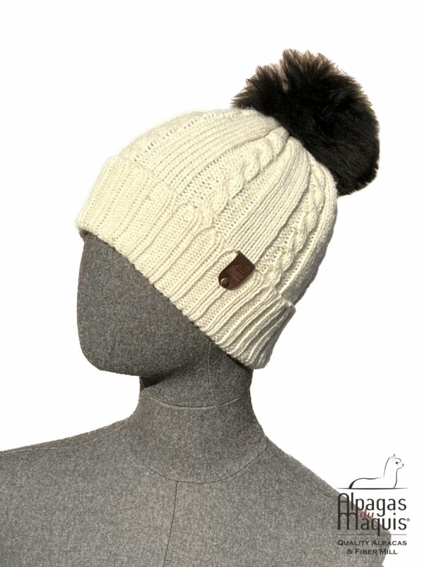 Bonnet Toronto avec pompon - coloris au choix