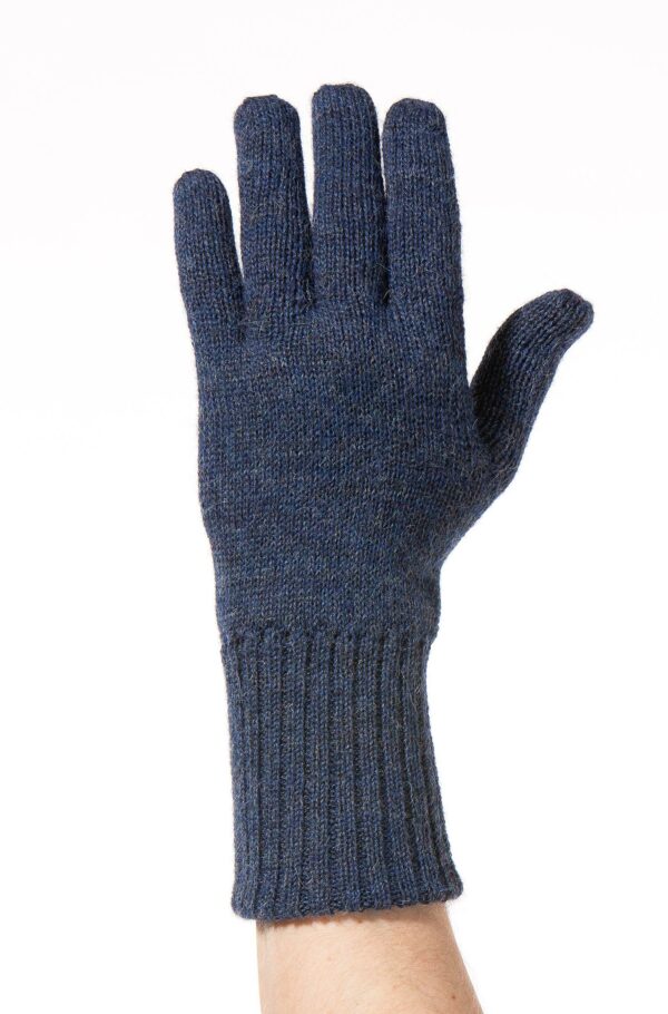 Gants réversibles gris / bleu jeans